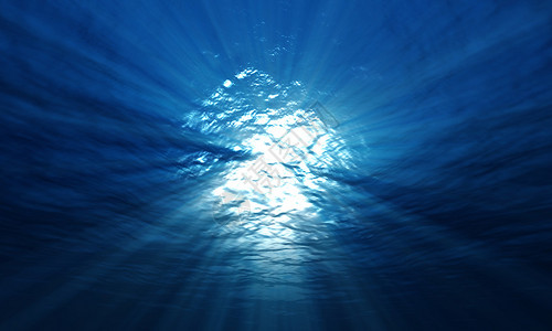 水下光线背景图片