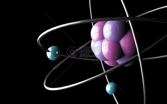 3d原子或分子现代设计图片