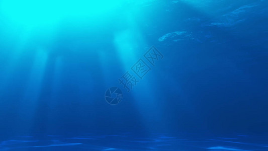 海水下蓝色背景这是3背景图片