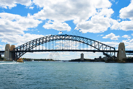与海港大桥澳大利亚悉尼的天际线图片