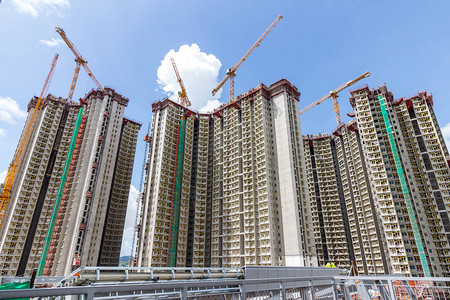 在建的香港楼宇图片