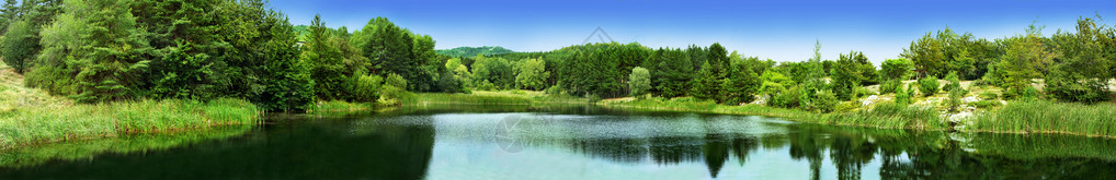 梦之湖全景图片