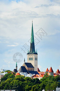 爱沙尼亚塔林老城图片