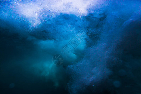 海底水下波浪图片