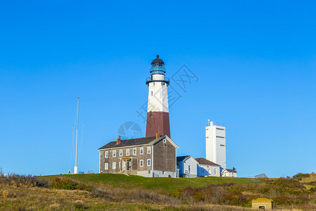 苏福克州纽约长岛灯塔长岛Lighthouse的蒙陶克点光海滩图片