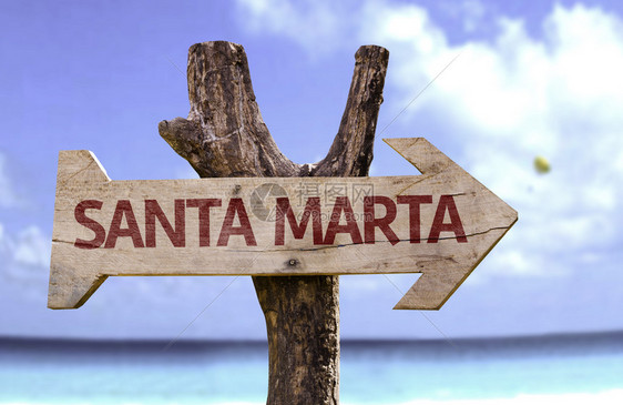 SantaMarta木制标志牌图片