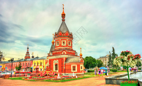 俄罗斯金环雅罗斯拉夫尔市中心的亚历山大图片