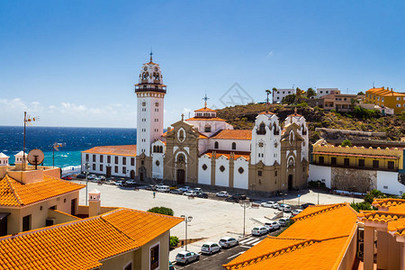 西班牙加那利群岛特内里费市美丽的CasilicadeCandel图片