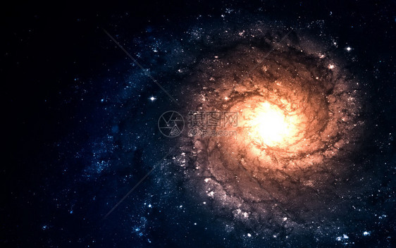 远离许多光年的深空恒星场该图像由美国航天图片