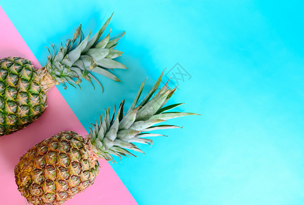 菠萝背景夏日系列图片