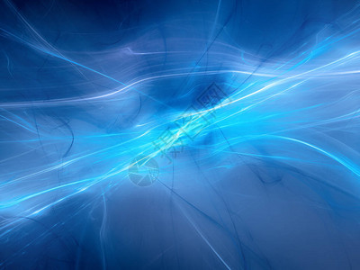 深空蓝光等离子线计算机生成的抽象背图片
