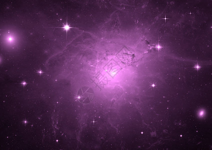 星系和星系的恒星在自由空间由美国航天局提供图片