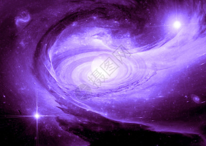 星系和星系的恒星在自由空间由美国航天局提供图片