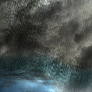 降雨背景图片