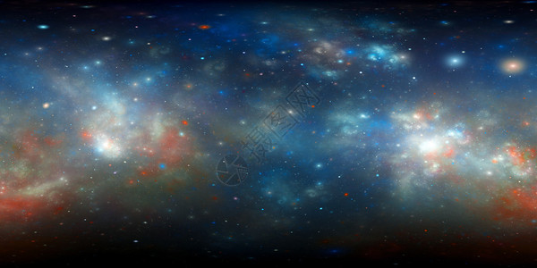 360度星云全色光谱折形计算机图片