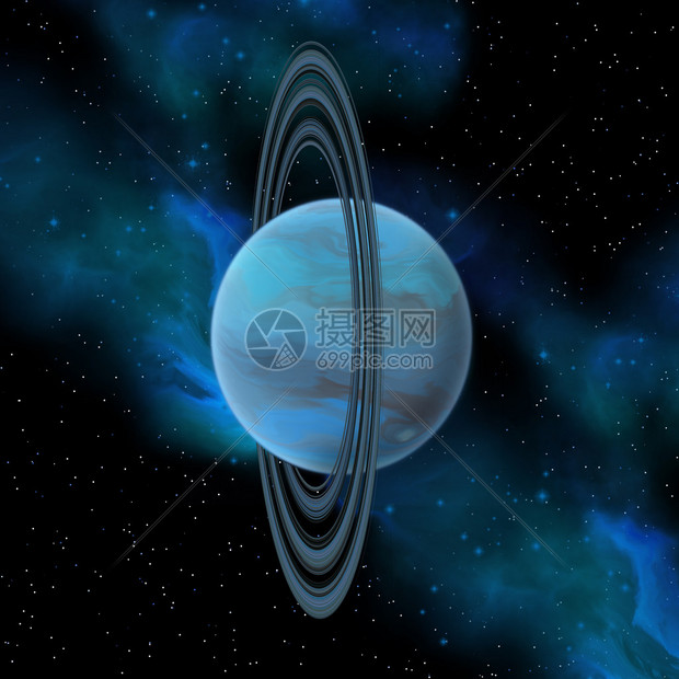 天王星是我们系中的第七颗行星拥有27颗月球和图片素材-正版创意图片503449601-摄图网