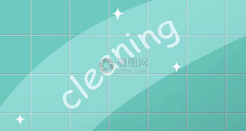 清洁概念背景在浴室用干净的瓷墙有空间图片