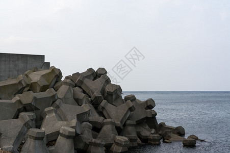 沙科坦沿海线与支持港口区的背景图片