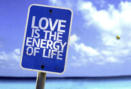 爱是生命的能量标志背背景图片