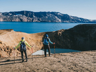 冰岛Askja火山附近地热弹图片