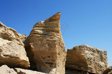 悬崖的景色白垩纪角特写背景图片