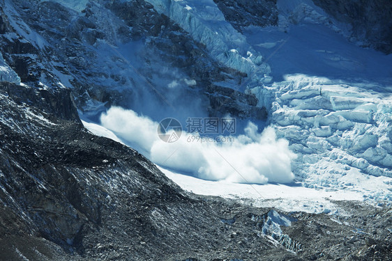 喜马拉雅雪崩图片