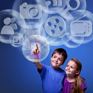 获取移动设备云计算应用程序的孩子图片