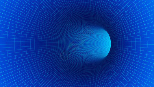 蓝色抽象速度运动在高速公路隧道中进行图片