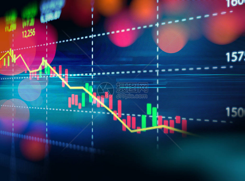 关于技术抽象背景的技术摘要背景的金融股图片素材-正版创意图片503467494-摄图网