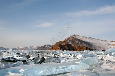 Baikal湖冬季风景及图片