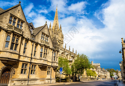 英国牛津圣玛利亚大学圣图片