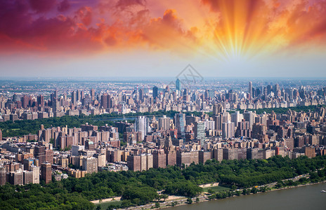 纽约美丽的曼哈顿图片