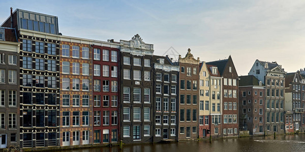 阿姆斯特丹的运河房屋图片