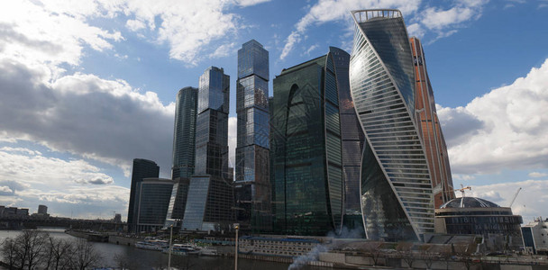 莫斯科国际商业中心摩天大楼的新天际线图片