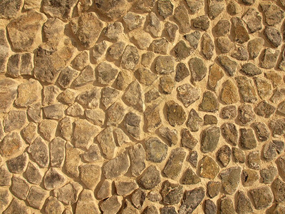 自然材料的石墙破碎的马耳石图片