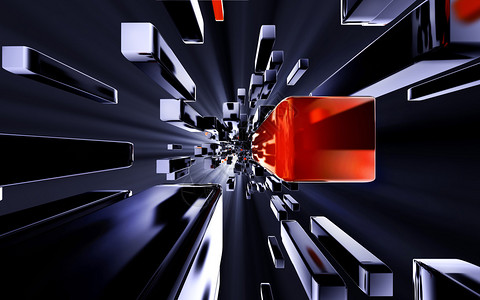 矩阵的3d插图图片