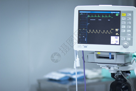 医院心跳手术心脏监测图片