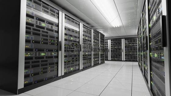 数据中心的计算机和服务器数据存储和云服务概念3图片