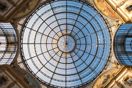 GalleriaVittorioEmanueleII的玻璃屋顶图片