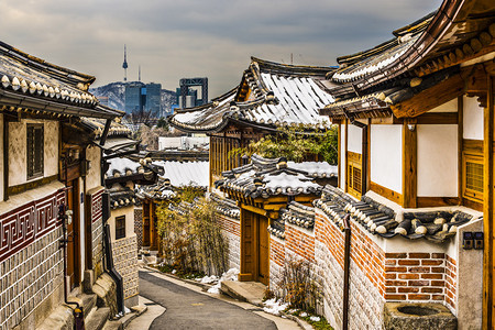韩国首尔北村韩屋历史街区图片