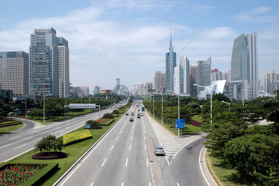 广东省深圳市沈南路主干道图片