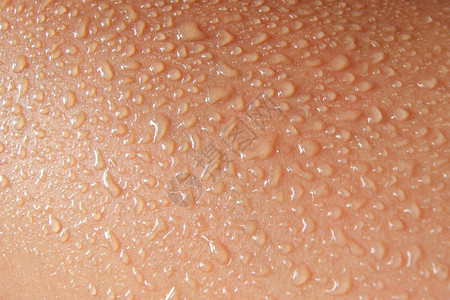 人体皮肤和汗水柔和的焦点图片素材