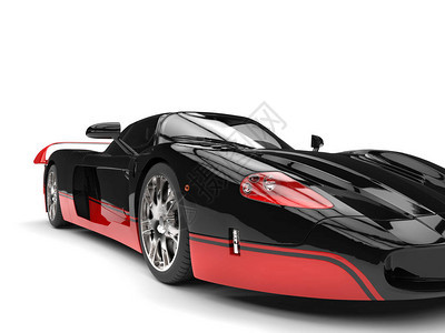黑色和红色超强概念超级汽车背景图片