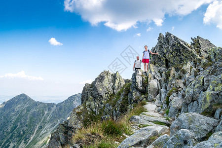 在塔特拉山区公园徒图片