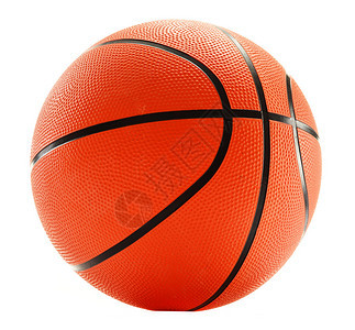 孤立在白色背景上的篮球背景图片