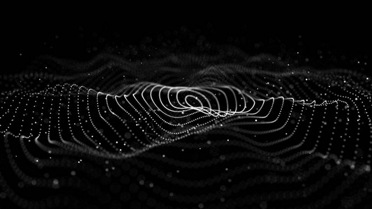粒子波带有动态波的简要背景图片
