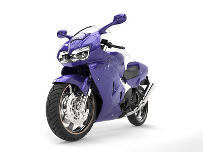 超级紫色运动车摩托图片
