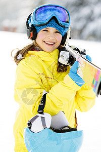 滑雪滑雪者冬季运动快乐的年图片