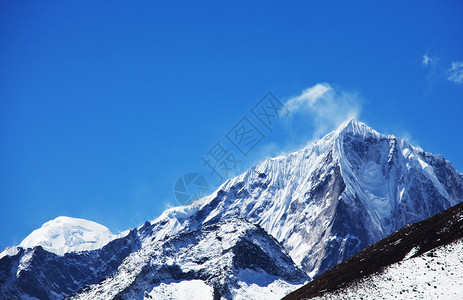 喜马拉山背景图片