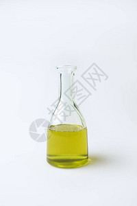 玻璃透明瓶含橄榄油图片